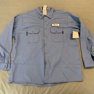 Steelguard Essentials FR Shirt Mens 3XLR Blue Flame Resistant Workwear